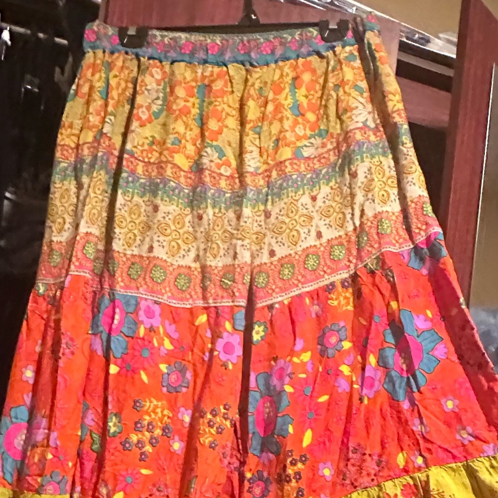 Natural Life Wide leg elastic waist floral print pants new without tags tags